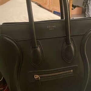 CELINE MICRO LUGGAGE HANDBAG IN SMOOTH CALFSKIN - 100% AUTHENTIC